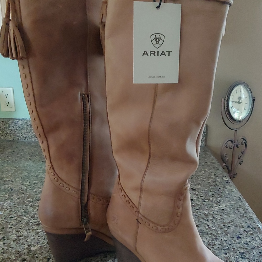 Ariat Leather Wedge Heels
